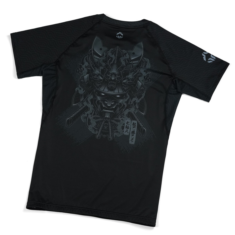GroundGame Samurai Shadow RASHGUARD-BLACK